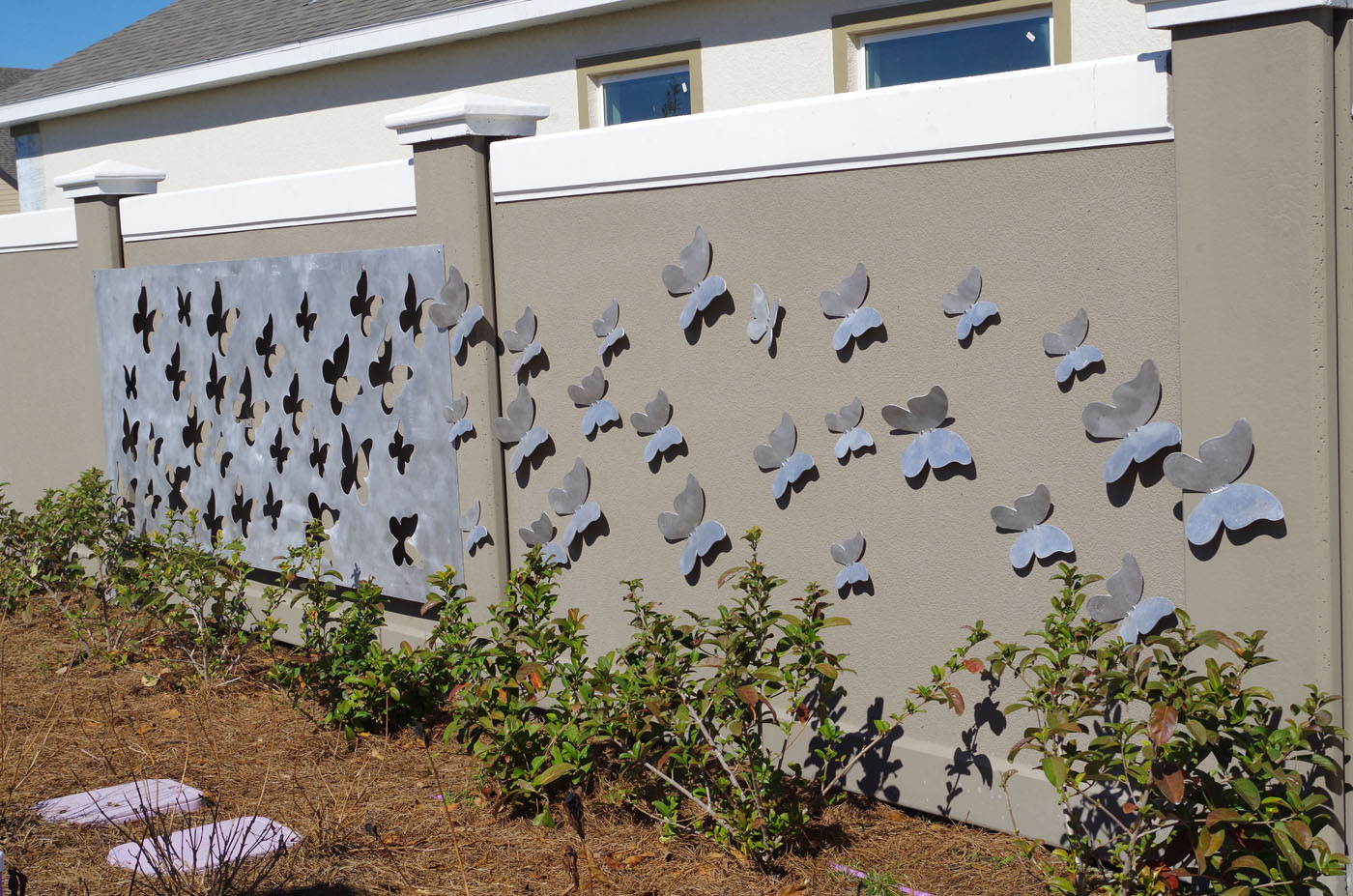 butterfly wall