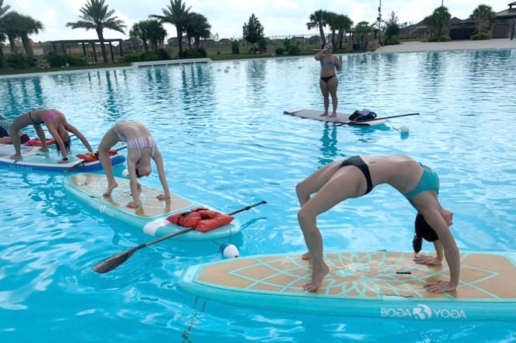 Balmoral paddleboard yoga