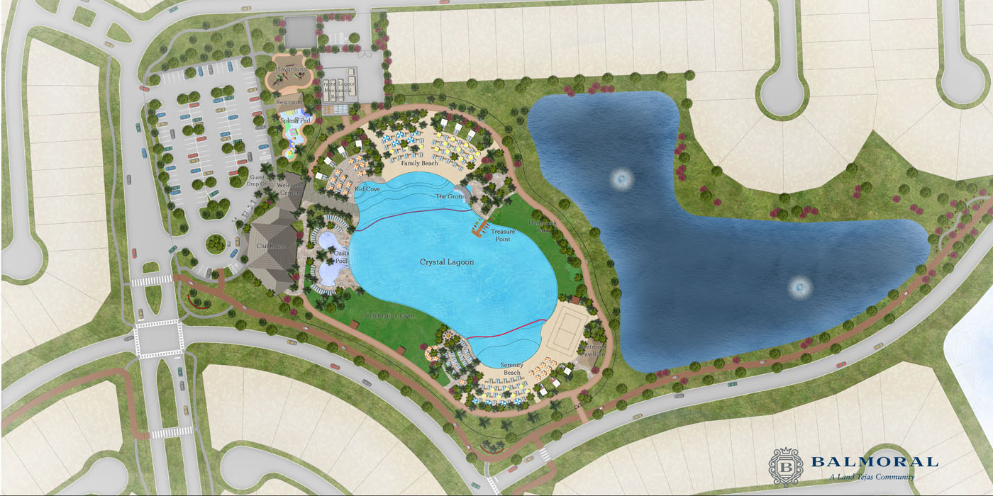 Balmoral lagoon site plan