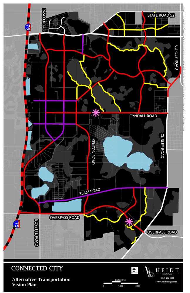 Connected City Trails Map