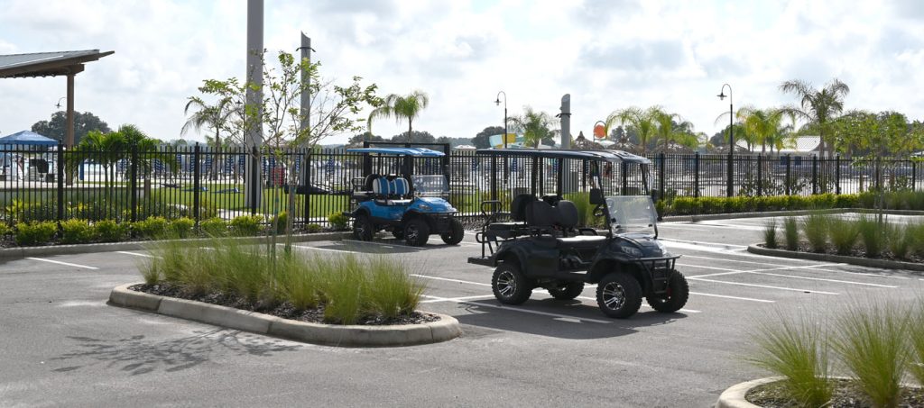 Connected City Golf Cart Parking