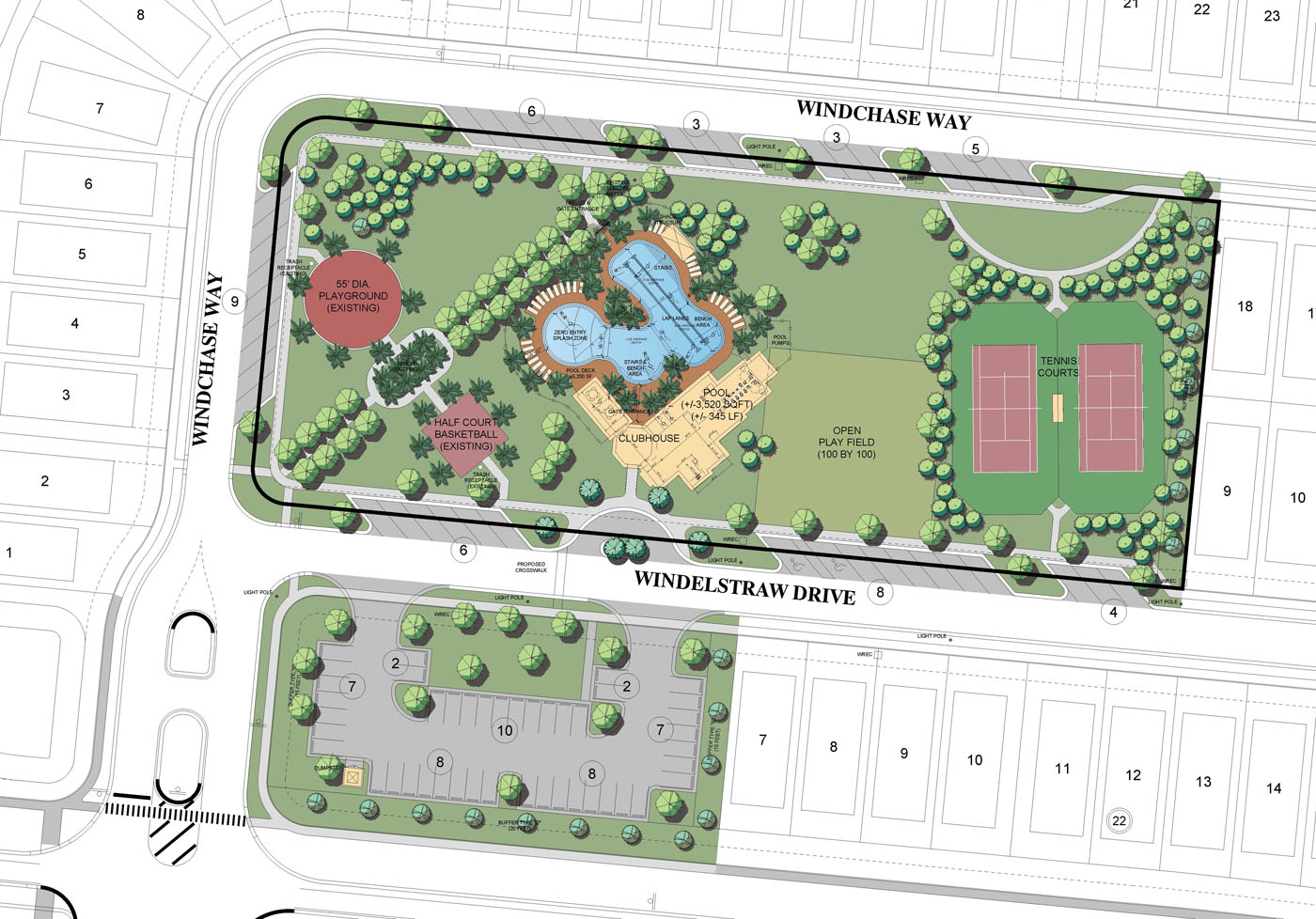 Watergrass Amenity Center Site Plan