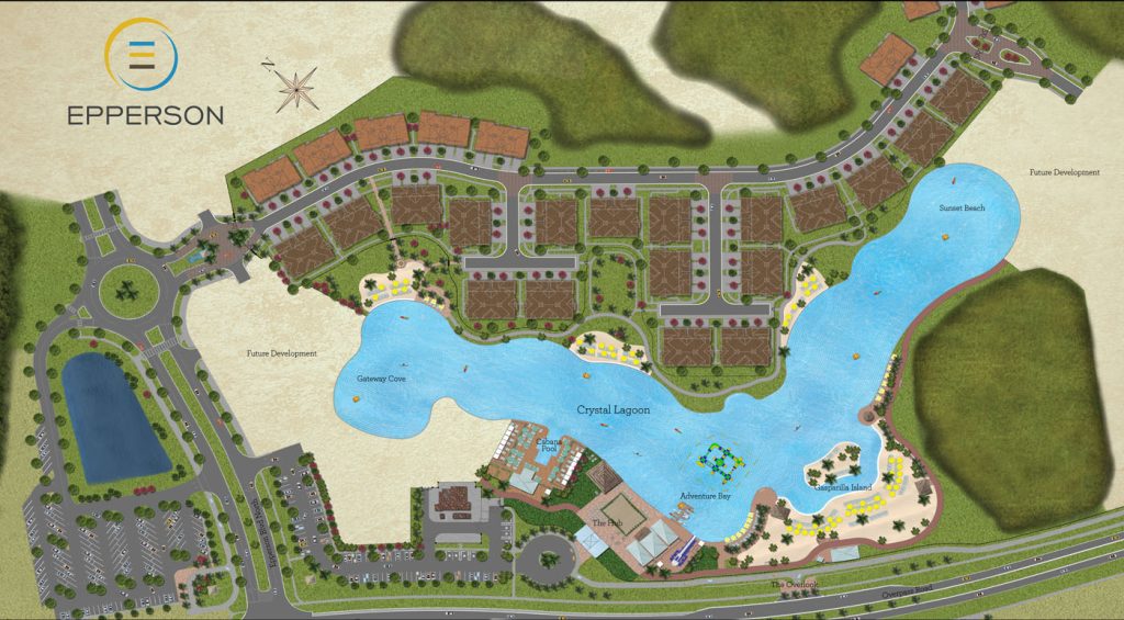 Epperson Lagoon Townhomes site map